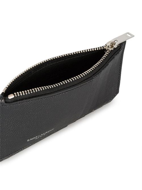 Leather card holder SAINT LAURENT | 609362BTY0N1000